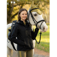 Chaqueta impermeable Tessa para joven jinete negra LeMieux