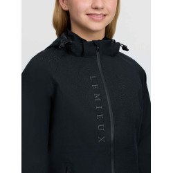 Chaqueta impermeable Tessa para joven jinete negra LeMieux