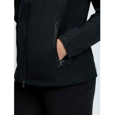 Chaqueta impermeable Tessa para joven jinete negra LeMieux