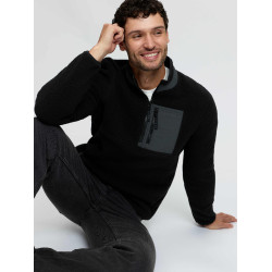 Sudadera polar con cremallera media para hombre LeMieux