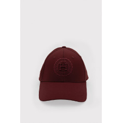 Gorra embajador softshell Harcour Vid de uva Burdeos