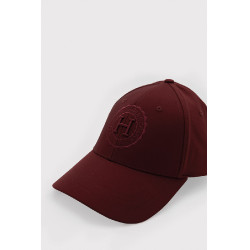 Gorra embajador softshell Harcour Vid de uva Burdeos