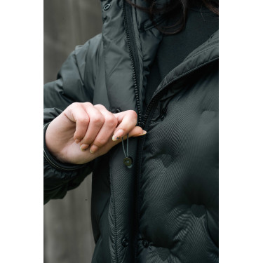 Chaqueta ecuestre acolchada mujer Equithème “Je t’aime”