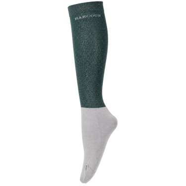 Vaela Calcetines con purpurina X2 Harcour Selva Verde