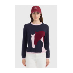 Suéter de cachemir ecuestre Harcour Haras | Equi-Clic Suéter de cachemir ecuestre Harcour Haras | Equi-Clic