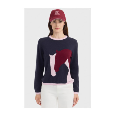 Suéter de cachemir ecuestre Harcour Haras | Equi-Clic Suéter de cachemir ecuestre Harcour Haras | Equi-Clic