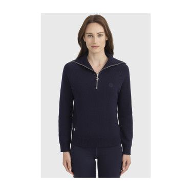 Jersey ecuestre cuello alto Harcour mujer | EQUI-CLIC Jersey ecuestre cuello alto Harcour mujer | EQUI-CLIC