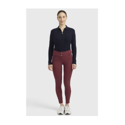 Polo ecuestre mujer manga larga Harcour Celeste | Equi-Clic Polo ecuestre mujer manga larga Harcour Celeste | Equi-Clic