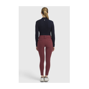 Polo ecuestre mujer manga larga Harcour Celeste | Equi-Clic Polo ecuestre mujer manga larga Harcour Celeste | Equi-Clic