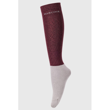 Calcetines de equitación con brillo Harcour Vaela x2