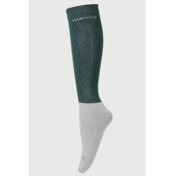 Vaela Calcetines con purpurina X2 Harcour Selva Verde