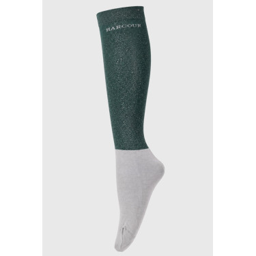 Vaela Calcetines con purpurina X2 Harcour Selva Verde