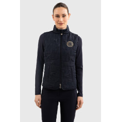 Chaleco sin mangas Harcour Quickstara Reversible Mujer CSIO La Baule Marino / marinera cielo Azul marino