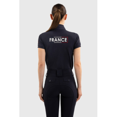 Polo ecuestre mujer Harcour Fuega France – Equi‑clic