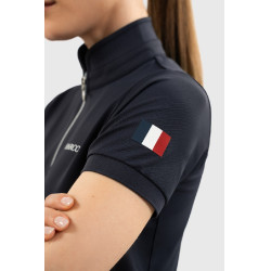 Polo ecuestre mujer Harcour Fuega France – Equi‑clic