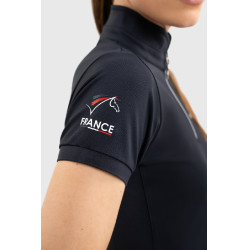 Polo ecuestre mujer Harcour Fuega France – Equi‑clic