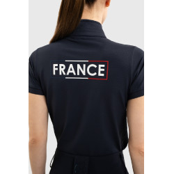 Polo ecuestre mujer Harcour Fuega France – Equi‑clic