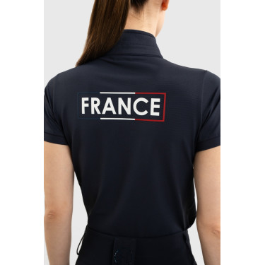 Polo ecuestre mujer Harcour Fuega France – Equi‑clic