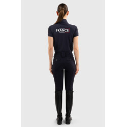 Polo ecuestre mujer Harcour Fuega France – Equi‑clic