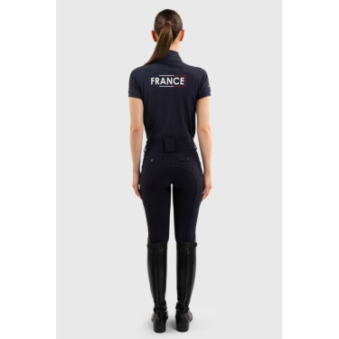 Polo ecuestre mujer Harcour Fuega France – Equi‑clic