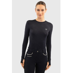 Camiseta de manga larga Harcour Bluvea para mujer Marino Azul marino