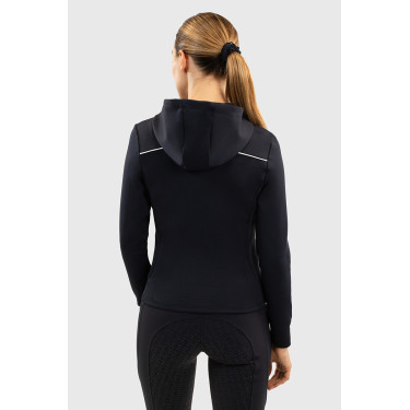 Sudadera de equitación mujer Harcour Bryssea con cremallera