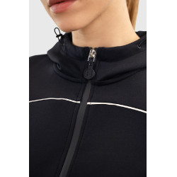 Sudadera de equitación mujer Harcour Bryssea con cremallera