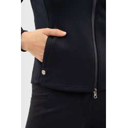 Sudadera de equitación mujer Harcour Bryssea con cremallera