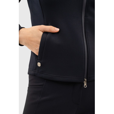 Sudadera de equitación mujer Harcour Bryssea con cremallera