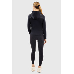 Sudadera de equitación mujer Harcour Bryssea con cremallera