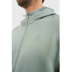 Sudadera con cremallera Harcour Bryss Colibrí Verde