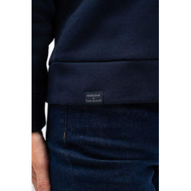 Sudadera con cremallera Harcour x Versailles Louise Marino Azul marino