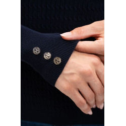 Jersey ecuestre V-neck Harcour x Versailles mujer Jersey ecuestre V-neck Harcour x Versailles mujer