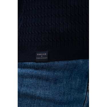 Jersey ecuestre V-neck Harcour x Versailles mujer Jersey ecuestre V-neck Harcour x Versailles mujer