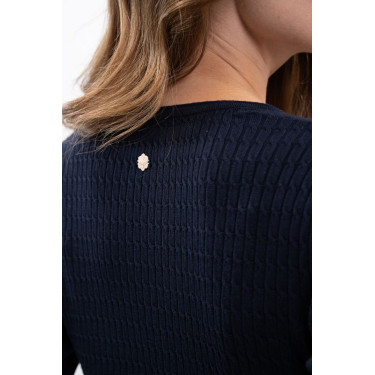 Jersey ecuestre V-neck Harcour x Versailles mujer Jersey ecuestre V-neck Harcour x Versailles mujer