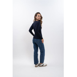 Jersey ecuestre V-neck Harcour x Versailles mujer Jersey ecuestre V-neck Harcour x Versailles mujer