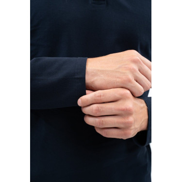 Polo de equitación hombre manga larga Harcour Polo de equitación hombre manga larga Harcour