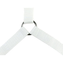 Pechopetral de pecho americana Finn-Tack Blanco