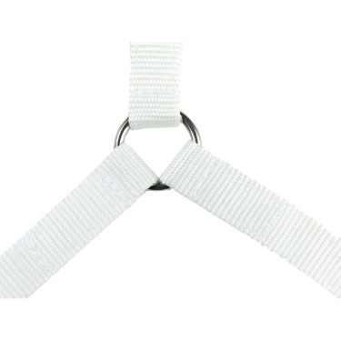 Pechopetral de pecho americana Finn-Tack Blanco