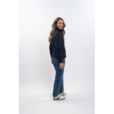 Chaleco acolchado sin mangas Harcour x Versailles Leonie Marino Azul marino