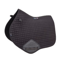 Manta de salto de algodón Deluxe Shires Arma Negro