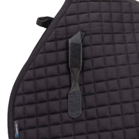Manta de salto de algodón Deluxe Shires Arma Negro