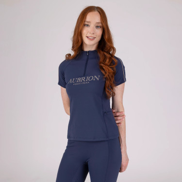 Camiseta ecuestre técnica Aubrion Shires mujer | Equi-Clic Camiseta ecuestre técnica Aubrion Shires mujer | Equi-Clic