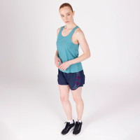 Camiseta técnica corta React Shires Aubrion Medianoche Azul