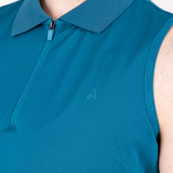 Polo sin mangas de equitación técnica Aubrion React