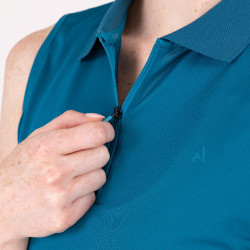Polo sin mangas de equitación técnica Aubrion React