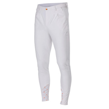Pantalón de equitación Walton hombre Shires Aubrion Blanco