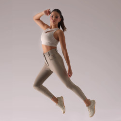 Mallas de equitación Optima Pro Aubrion mujer | agarre silicona