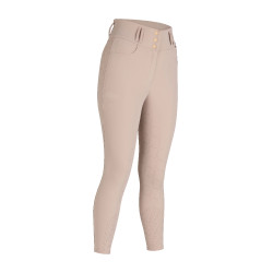 Pantalón de equitación Optima Luxe Shires Aubrion Beige