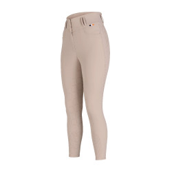 Pantalón de equitación Optima Luxe Shires Aubrion Beige